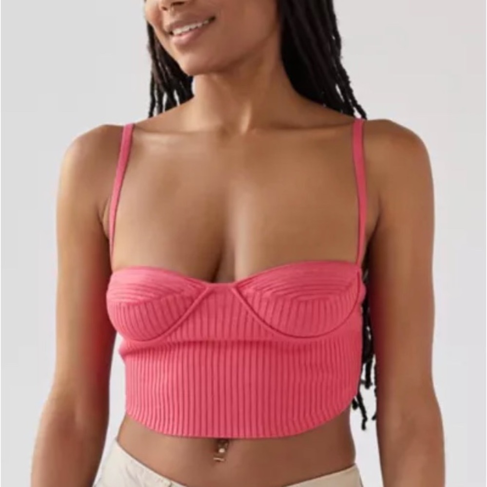 Urban Outfitters Pink crop top